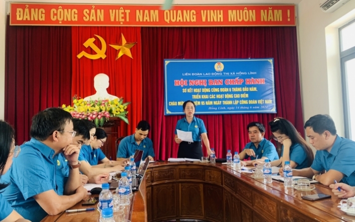 Hồng Lĩnh: Hội nghị BCH triển khai các hoạt động cao điểm...